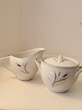 1960s Style House Simplicity Porcelain Creamer and Sugar Set Japan